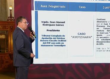 Exhiben en la mañanera de AMLO a jueces que presuntamente favorecieron a delincuentes