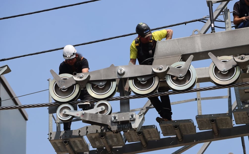 Reanuda operaciones Línea 1 del Cablebús; se suspende temporalmente la Línea 2 con servicio RTP gratuito. Foto: Especial