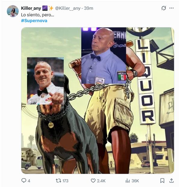 Usuarios en redes sociales compartieron memes y reacciones graciosas ante los primeros combates del Supernova Strikers 2025. Foto: Captura de pantalla