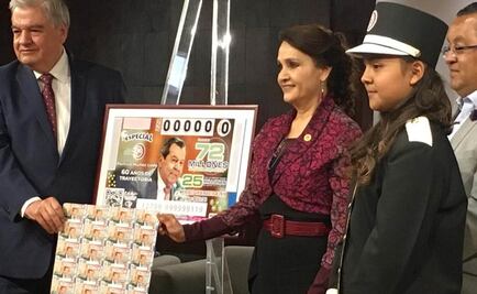 Conmemoran a Muñoz Ledo con billete de lotería