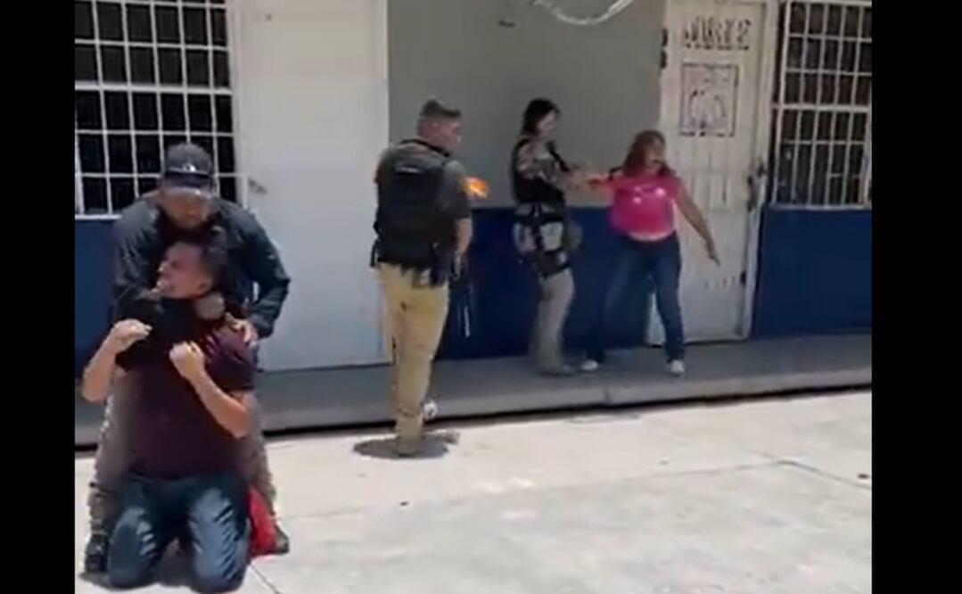 Luisa Alcalde denuncia intimidaciones en Lerdo, Durango; policías intentan detener a coordinador de campaña de candidata Flora Leal. Foto: Captura de video @LuisaAlcalde