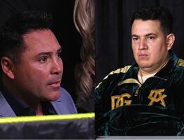 Óscar de la Hoya responsabiliza a Eddy Reynoso por el caso de dopaje de Jaime Munguía; "El entrenador está a cargo", asevera