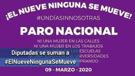 Autoriza Cámara de Diputados a mujeres #ElNueveNingunaSeMueve