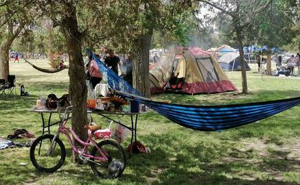 Con carnita asada y discada, miles de juarenses disfrutan el domingo de Pascua en El Chamizal