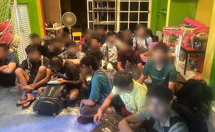 Liberan a 22 personas de origen asiático, presuntamente privados de la libertad en Edomex