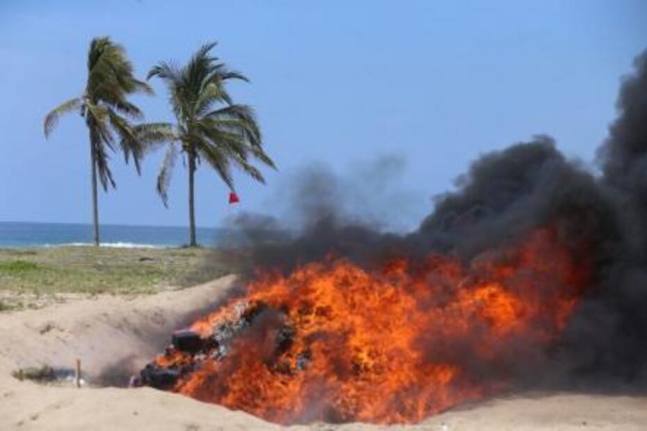 PGR destruye más de 4 toneladas de drogas en Acapulco
