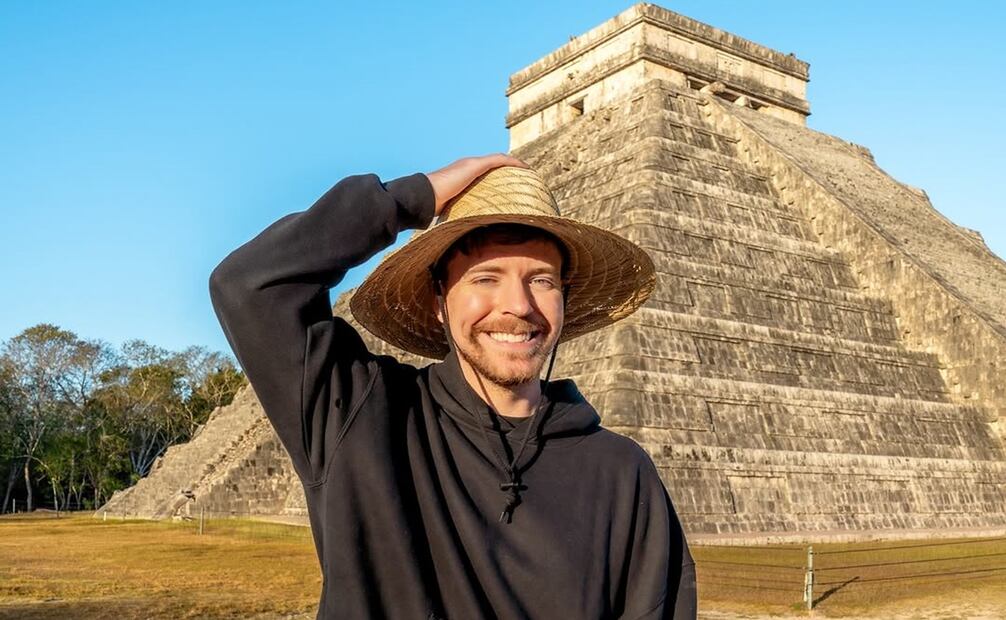 El influencer visitó zonas arqueológicas de México. Foto: Instagram.