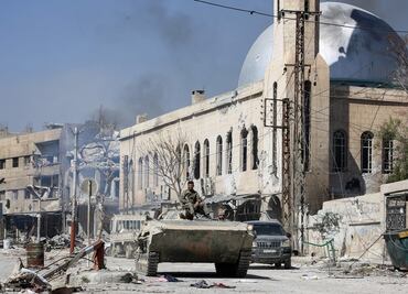 Bombardeos turcos destruyen ruinas cristianas