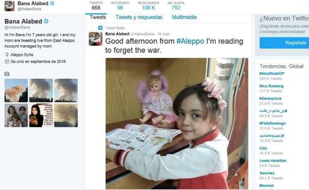 Niña de 7 años usa Twitter para describir su vida en Alepo