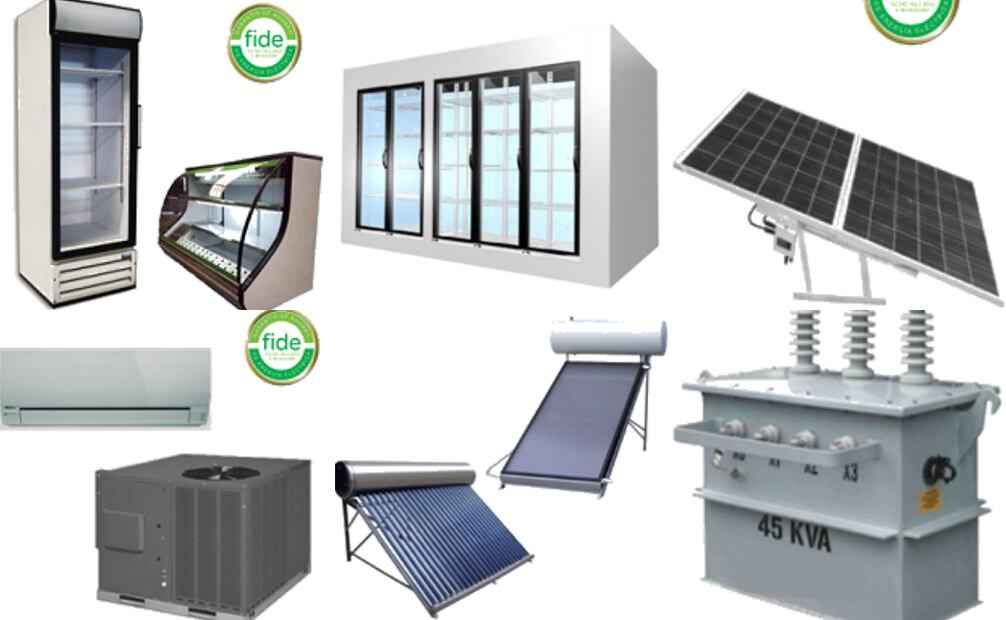 Estos son algunos productos que puedes adquirir con el Eco-Crédito Empresarial Masivo. Foto: FIDE