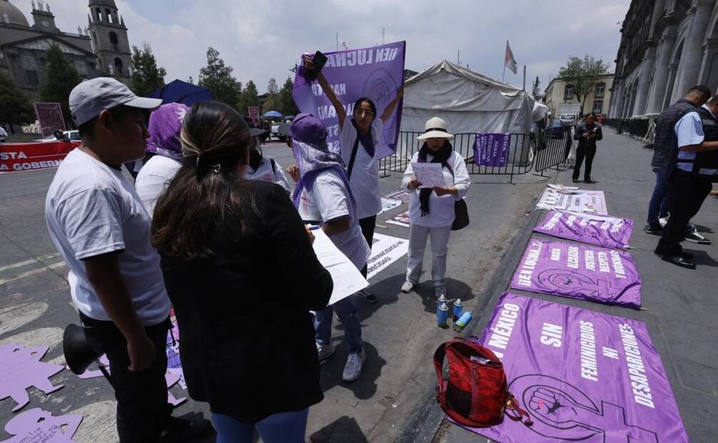 Por su parte, María de Lourdes García Arizmendi, dijo que su hija Norma fue desparecida hace seis años y si bien hubo dos detenidos, la carpeta de investigación radicada en Nezahualcóyotl, en la fiscalía de secuestros, no hay avances. Foto: Jorge Alvarado - EL UNIVERSAL