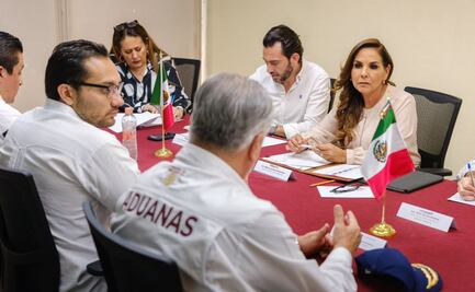 Mara Lezama supervisa Aduanas en el Aeropuerto de Cancún; anuncian nuevos escáneres y más personal