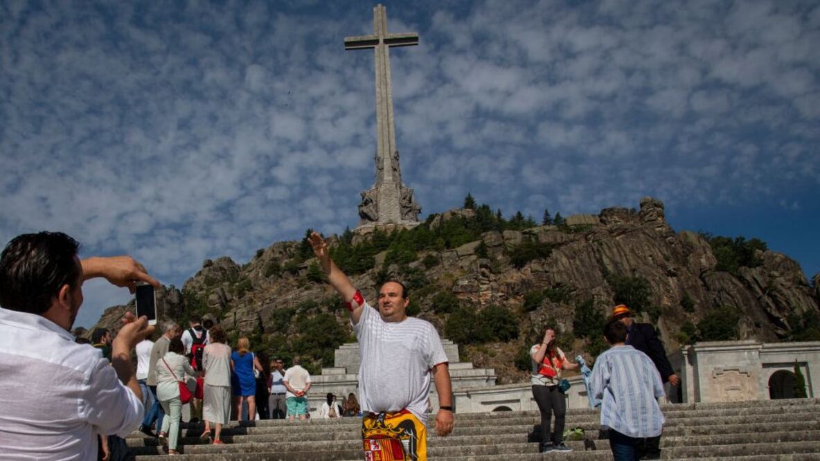 Getty Images Franco fue enterrado en el Valle de los Caídos, pese a no haber muerto en la Guerra Civil Española