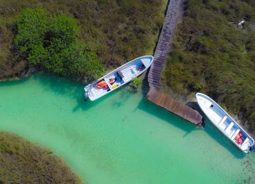 Sian Ka'an: nada en sus canales azul turquesa, cerca de Tulum