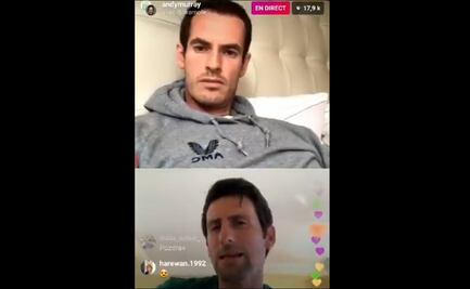 Djokovic y Murray platican sobre el aislamiento y el retiro del tenis