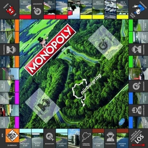 Monopoly lanza una edición dedicada a Nürburgring