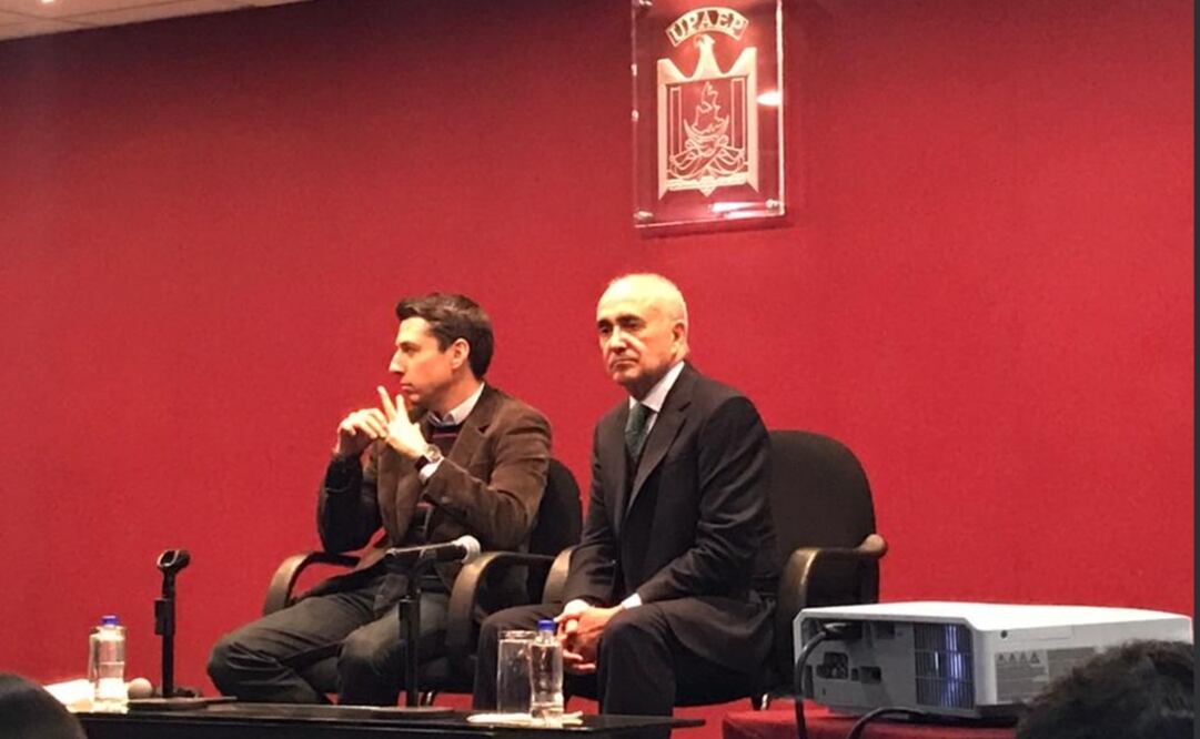 Ferriz visitó la Universidad Popular Autónoma del Estado de Puebla. /Tomada de @PedroFerriz