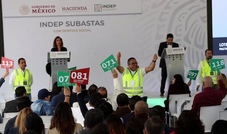 Recauda SAE más de 17 millones de pesos en mega subasta