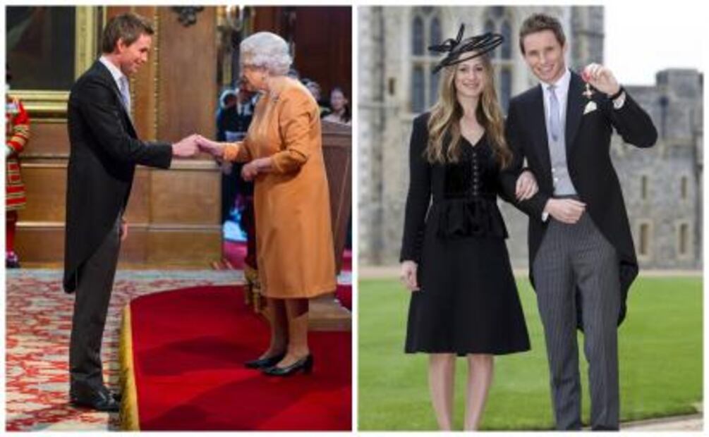 Eddie Redmayne recibe la Orden del Imperio Británico