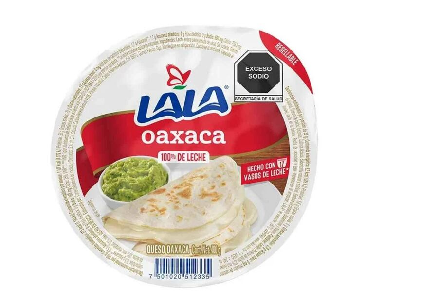 El queso oxaca Lala es uno de los mejores, según la Profeco. Foto: Walmart