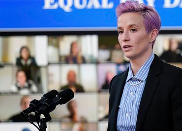 Megan Rapinoe se une a Biden para denunciar brecha salarial de género en EU