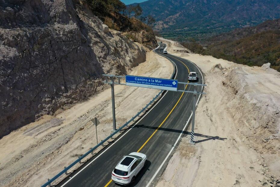 Esta carretera tardó más de 100 años en construirse.
