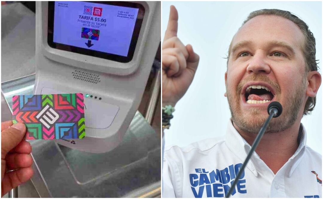 “¡No, hombre!, cómo crees. Es una locura. Al contrario, quien se mueva en tramos cortos tiene que pagar menos”, respondió el candidato Santiago Taboada, ante el cuestionamiento de elevar la tarifa del Metro. Foto: EL UNIVERSAL