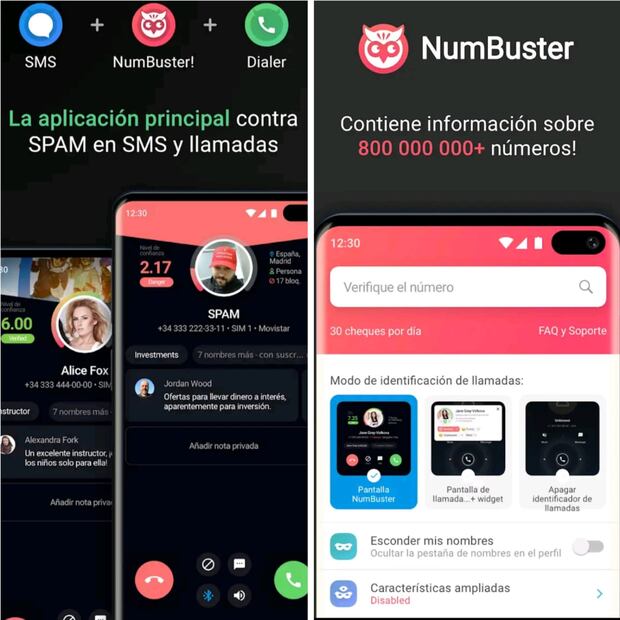 NumBuster. Foto: Google Play Store