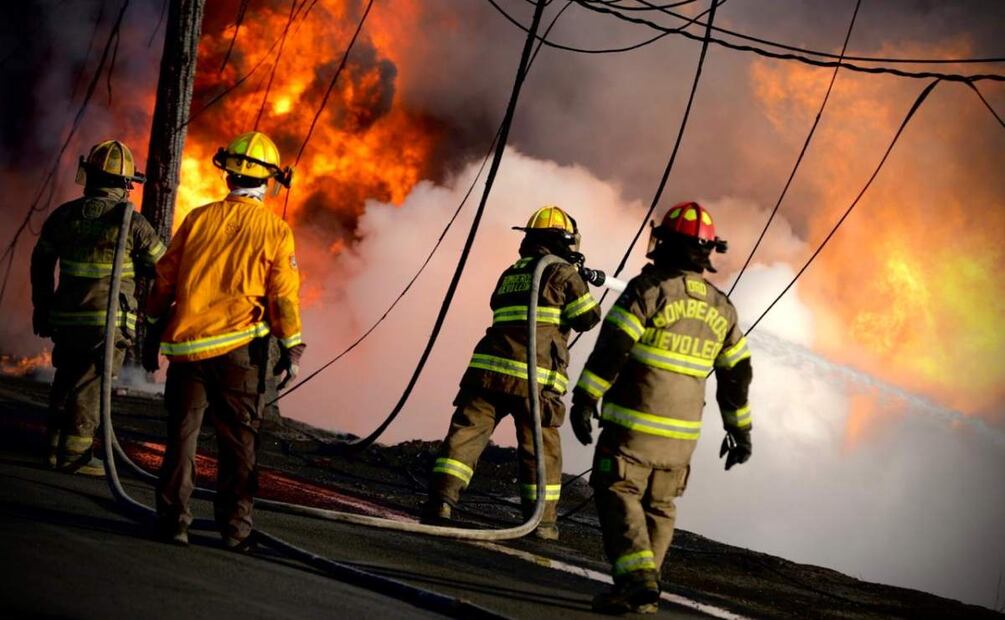El incendio más fuerte se reportó en el municipio de Santa Catarina (04/03/2025). Foto: Especial