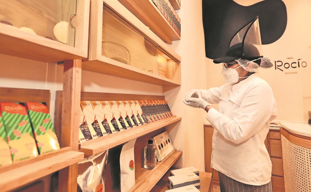 La chocolatería se llama "Rocío" en honor a la mamá de los tres hijos mayores de López Obrador. Fotos: Berenice Fregoso / EL UNIVERSAL