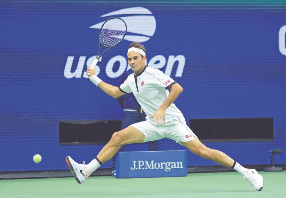 Federer, pentacampeón en Nueva York. Fotos: Archivo