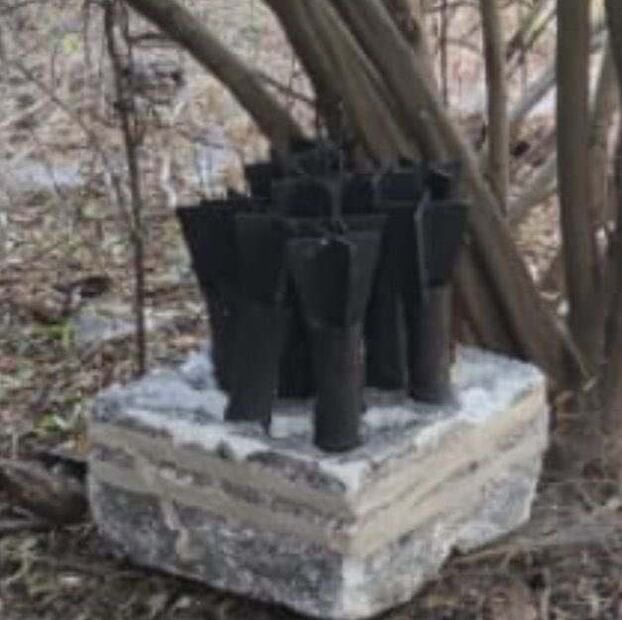 Ejército localiza caja con 12 explosivos para artillar dron en Michoacán. Foto: Especial