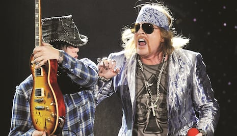 Axl Rose y Slash se reunirán en Coachella