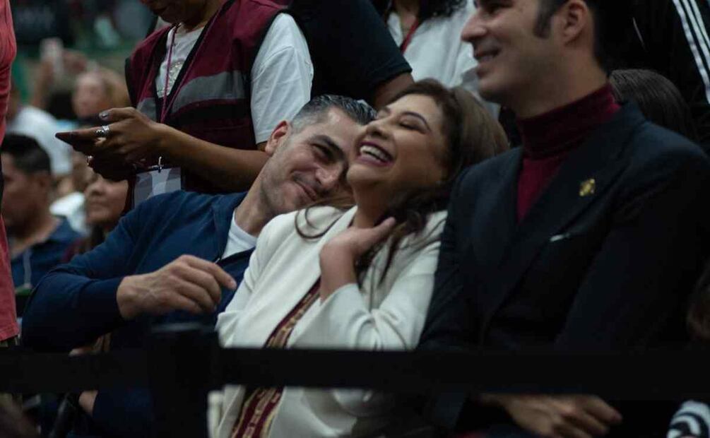 Omar García Harfuch y Clara Brugada. Foto: Especial