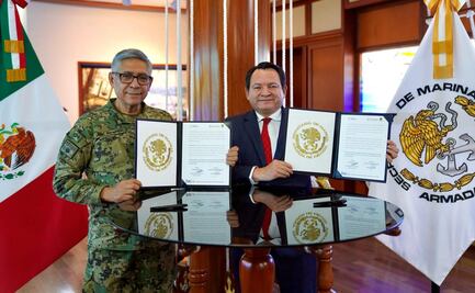 Firman Yucatán y Semar acuerdo para fortalecer infraestructura marítima; buscan consolidarse en el comercio internacional