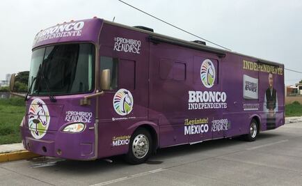 Reestrena "El Bronco" su “Bronco Móvil” para gira proselitista