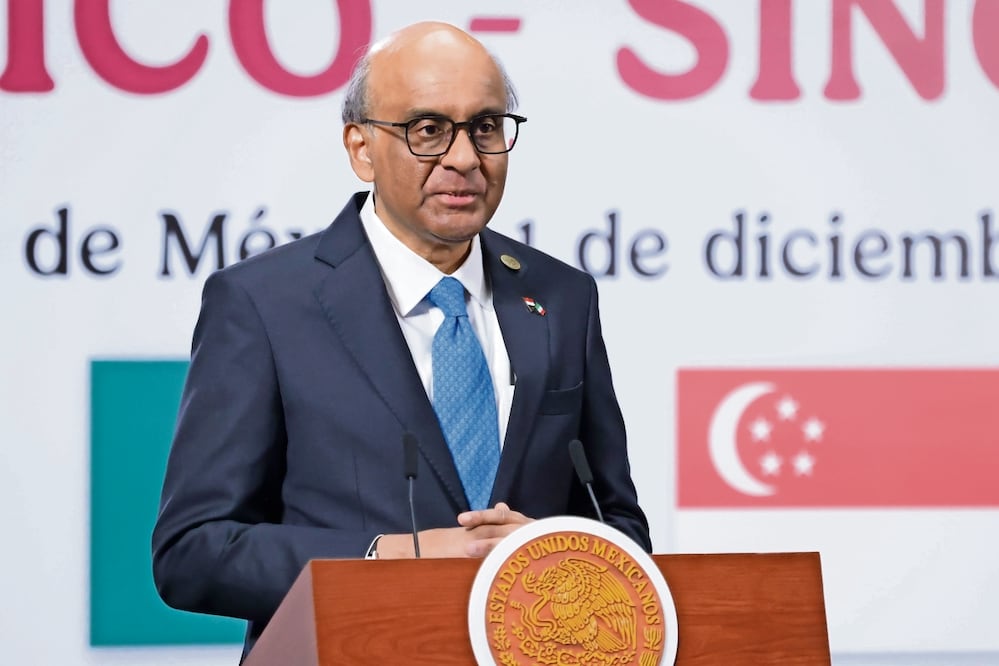 Tharma Shanmugaratnam visitó Palacio Nacional. Foto: Fernanda Rojas