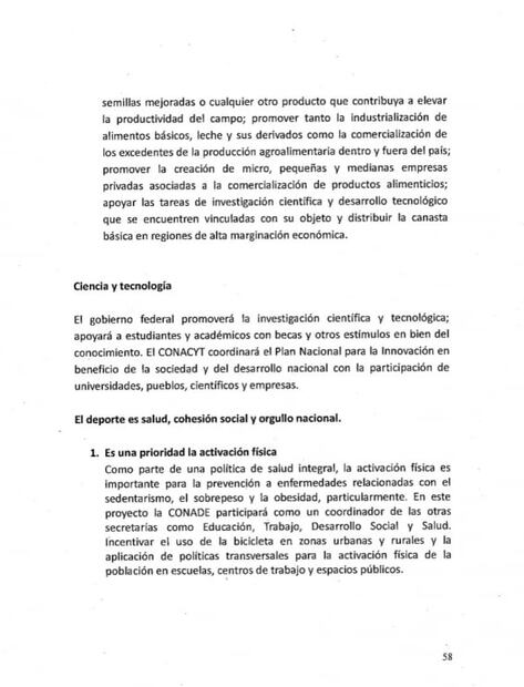 Sólo 5 renglones para la Ciencia en el Plan Nacional de Desarrollo