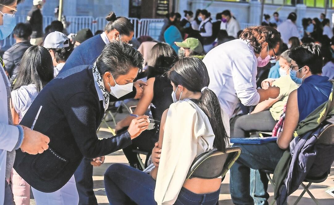 Continua la jornada nacional de vacinación contra Covid-19. Foto: Archivo/EL UNIVERSAL.