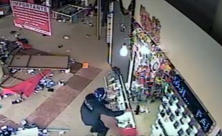 Difunden nuevo video de destrozos durante operativo en Plaza Victoria