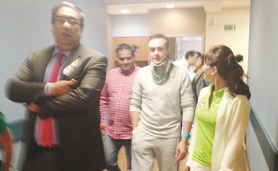 Tras permanecer alrededor de 36 horas hospitalizado, el candidato a diputado local de la coalición PRI-PVEM, Adrián Rubalcava, fue dado de alta