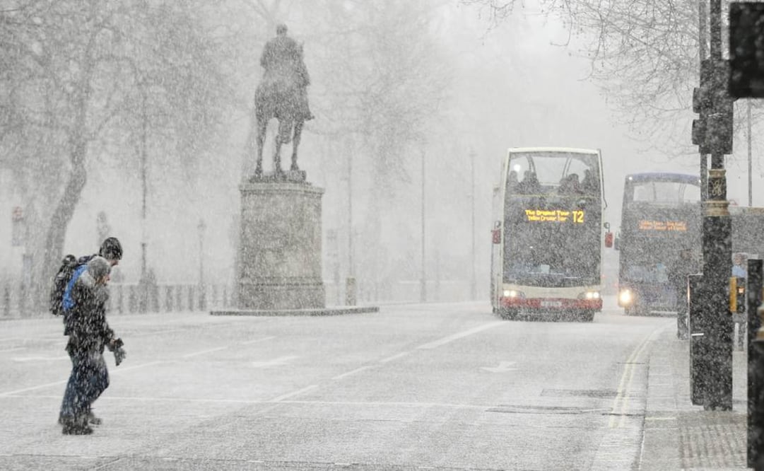 Temperaturas bajo cero golpeaban desde el martes a gran parte de Europa. Foto: AP /Alastair Grant