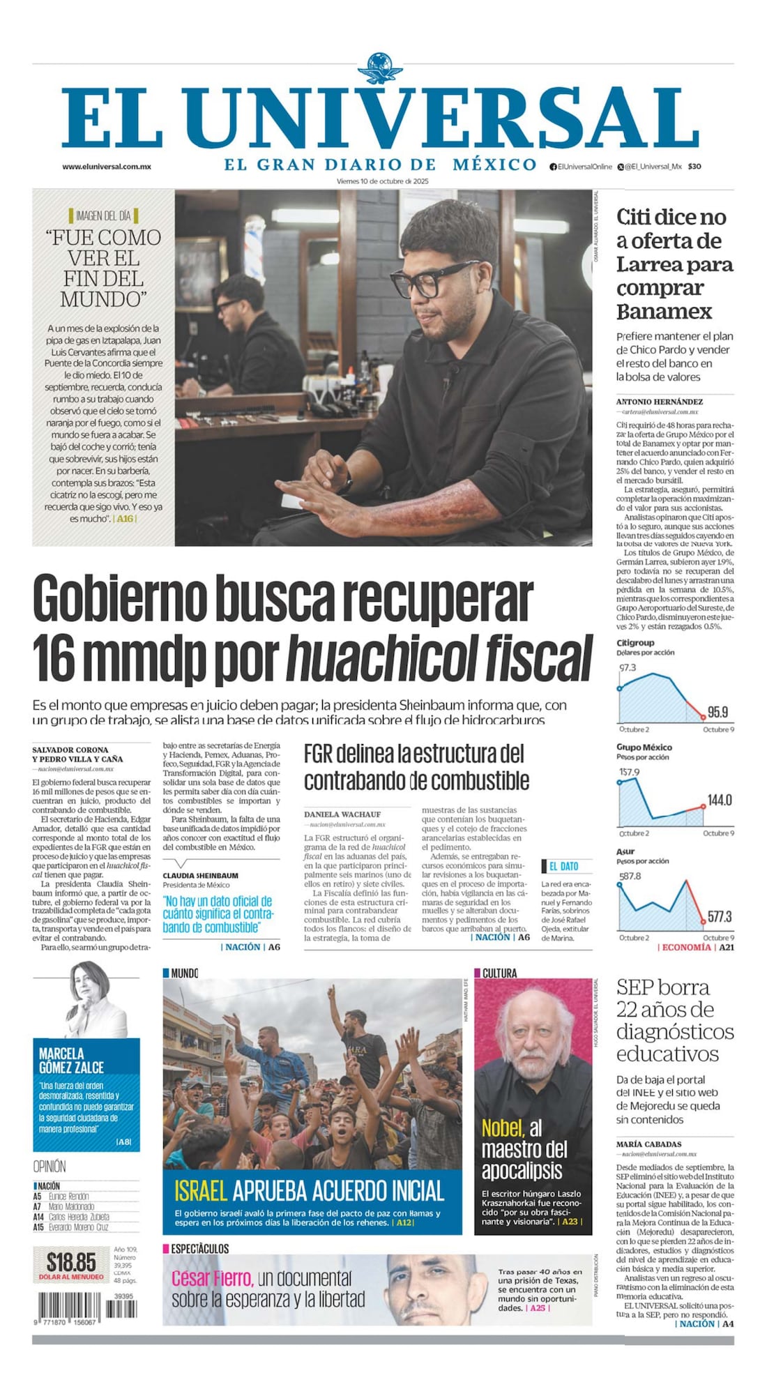 Portada impresa