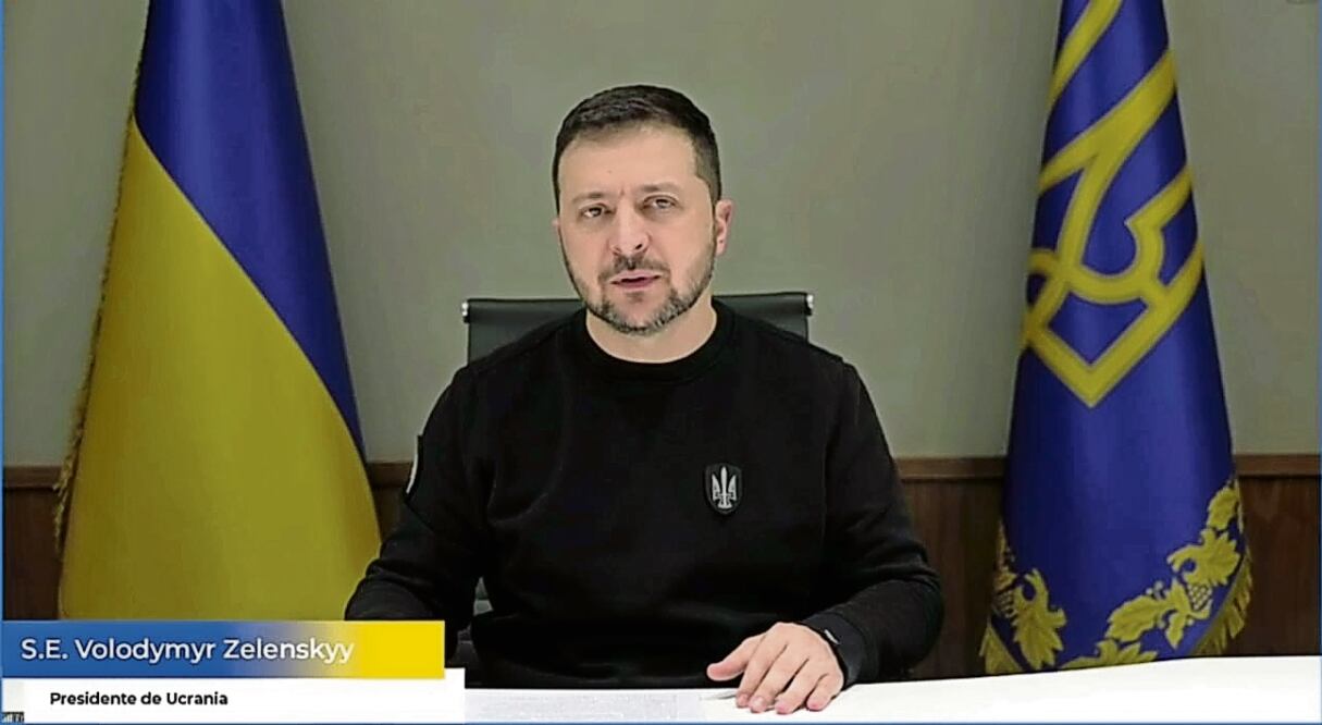El presidente de Ucrania, Volodimir Zelensky. Foto: agencias