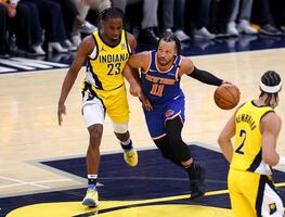 NBA Playoffs: Knicks vencen a Pacers y respiran en las Finales del Este; Karl Anthony Towns fue figura