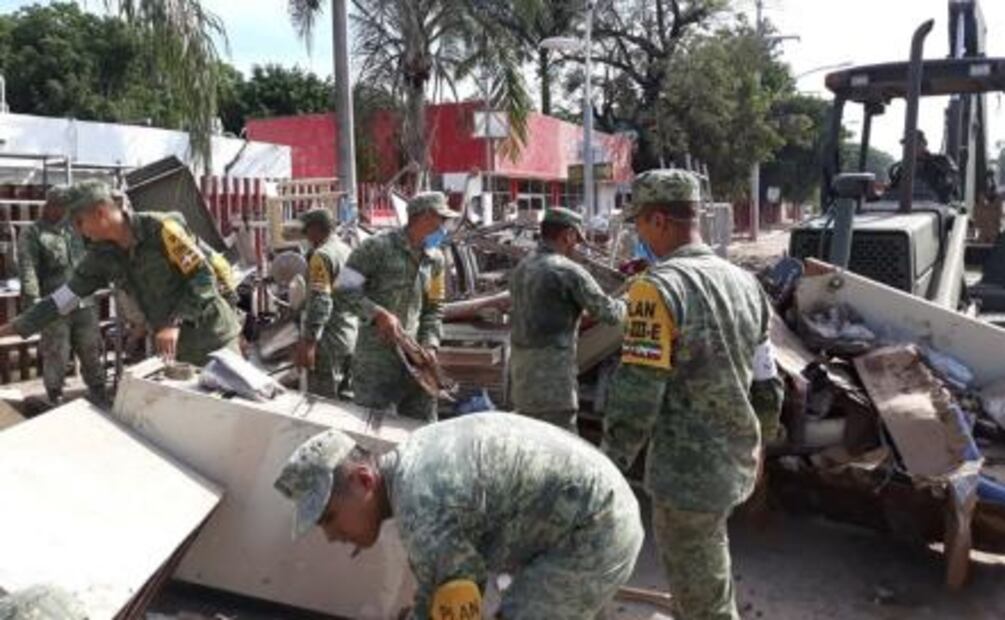 Sedena continúa con apoyo tras paso de “Willa” en Nayarit
