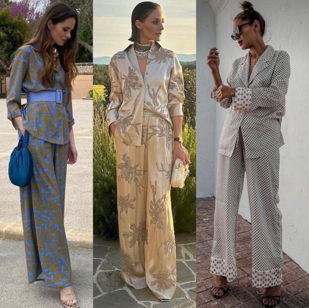 El conjunto pijamero es un "must-have" dentro del armario. Foto: Instagram @maroca_street_style