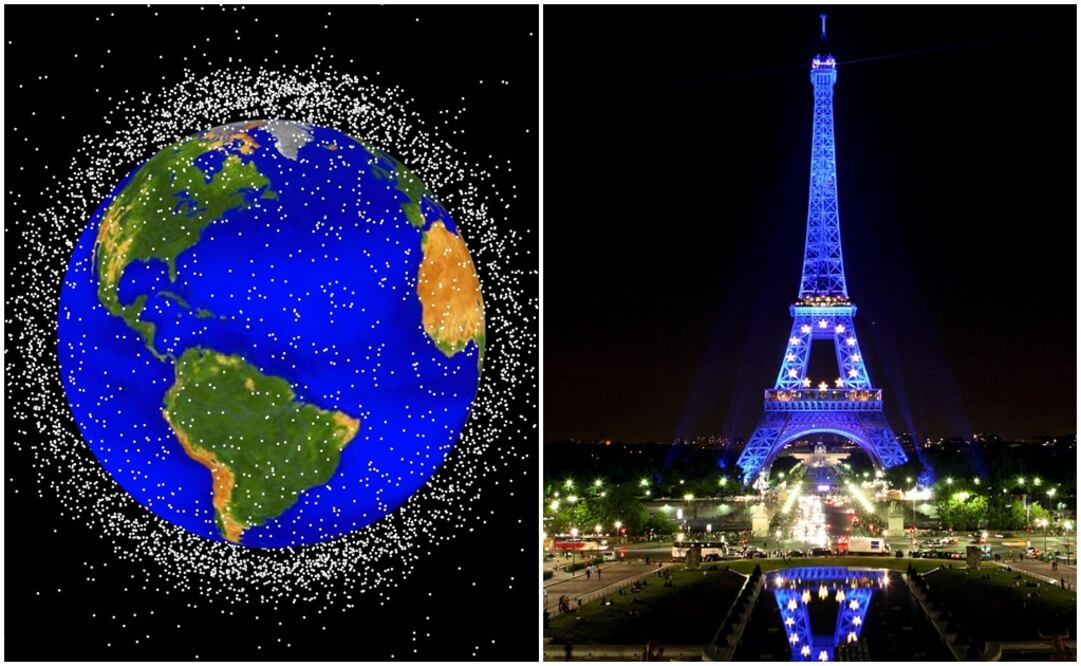 Foto: Agencia Espacial Europea (izquierda) y EFE (derecha) 