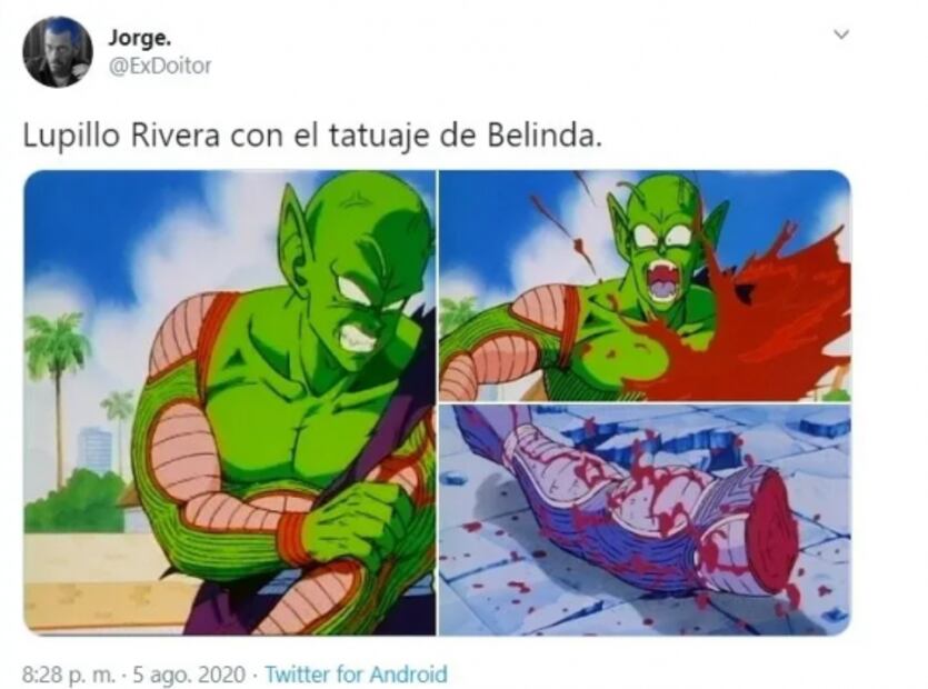 Los mejores memes de los tatuajes de Belinda y Christian Nodal