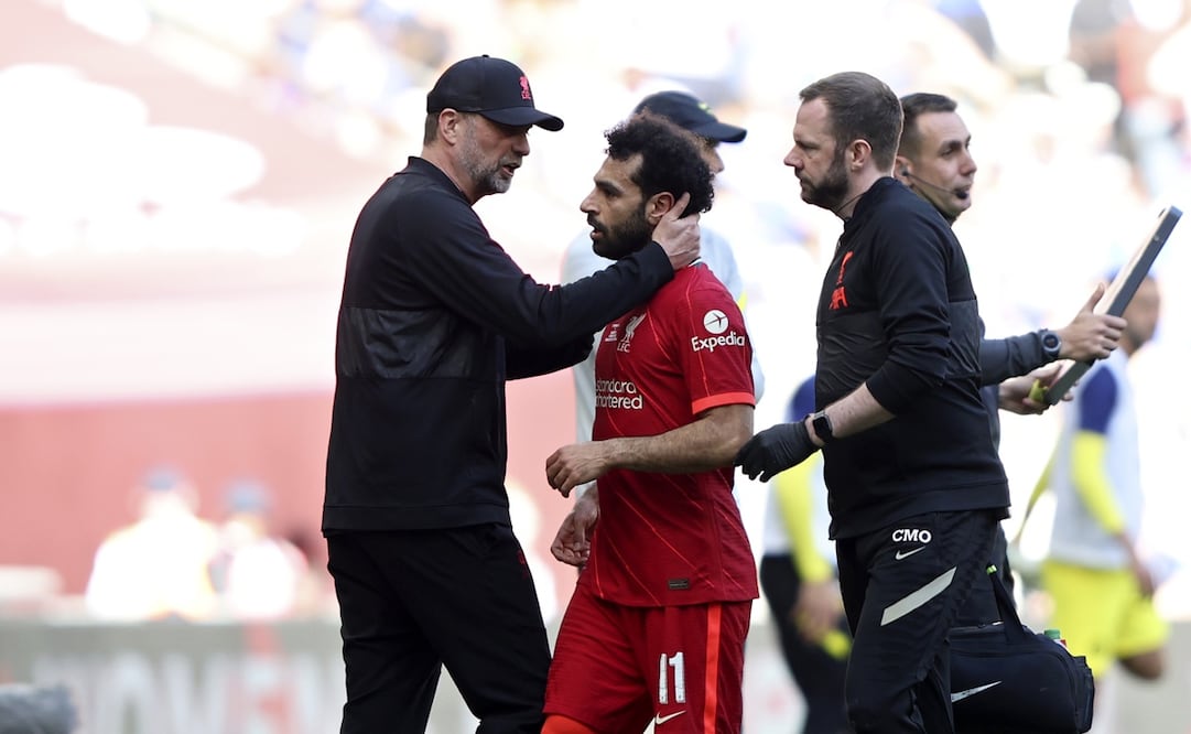 Mohamed Salah se lesionó en la Final de la FA Cup ¿Se recuperará para la Champions League? / FOTO: AP